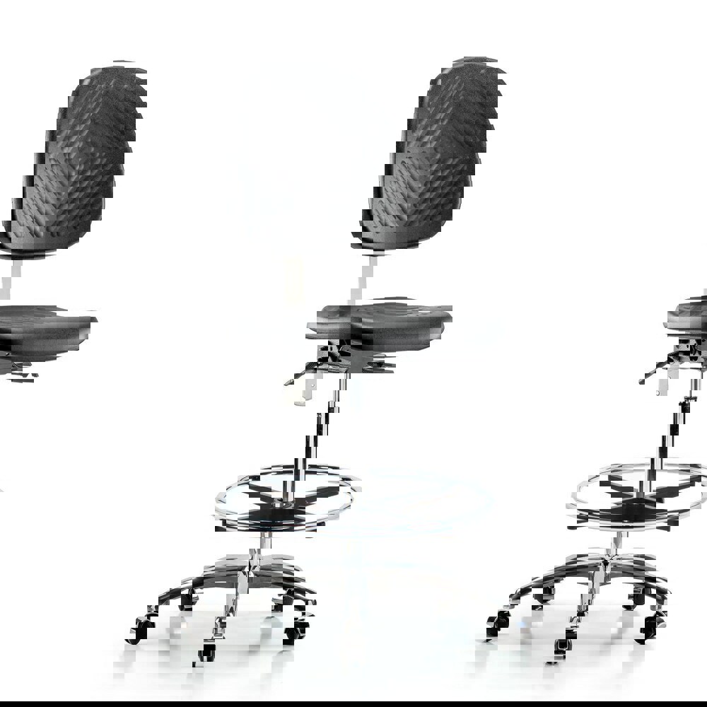 Task Chair: Polyurethane, Black