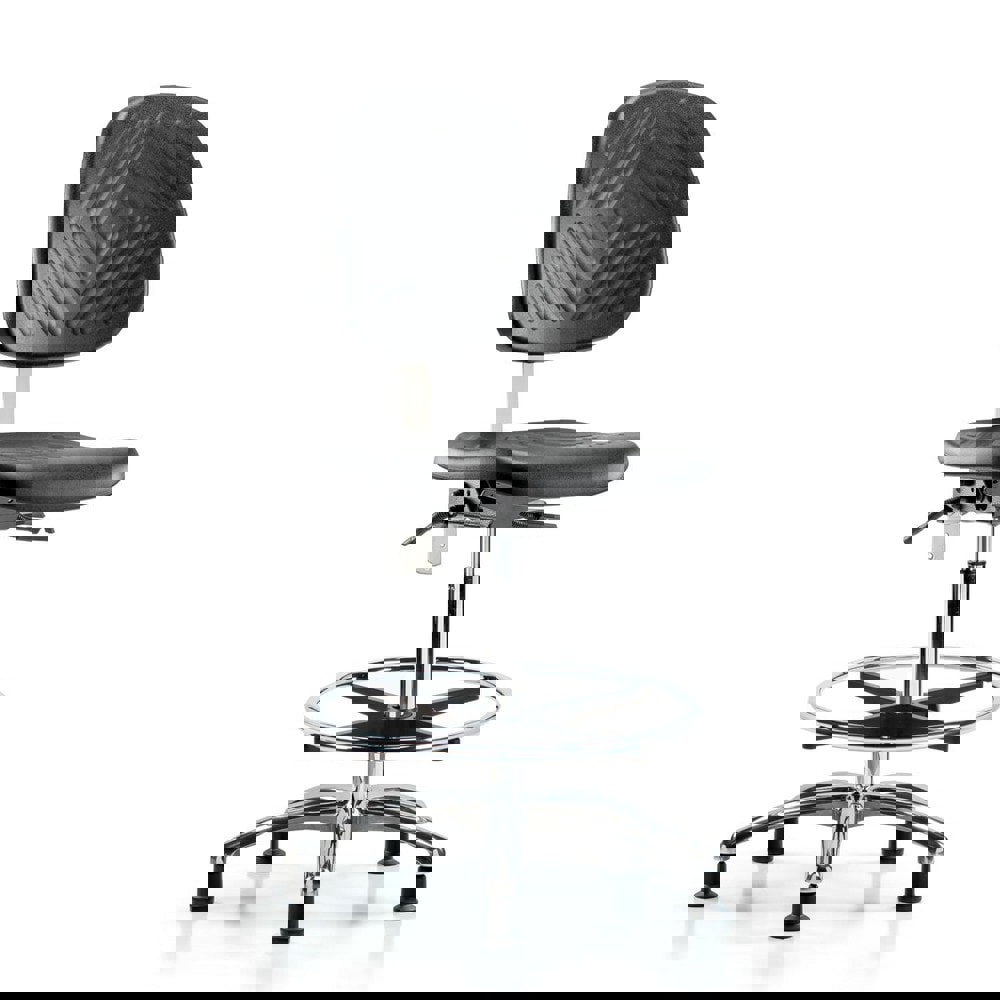 Task Chair: Polyurethane, Black