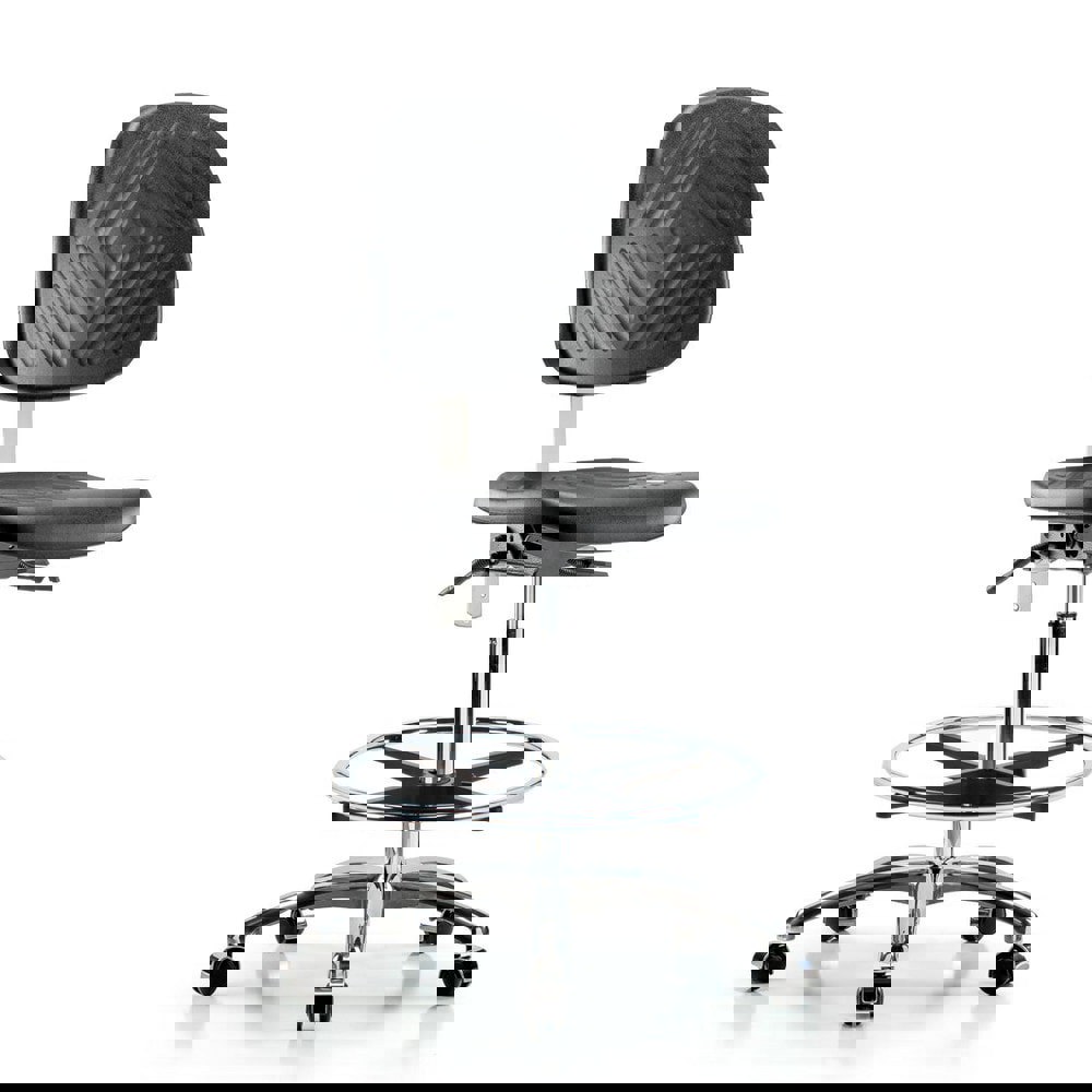 Task Chair: Polyurethane, Black