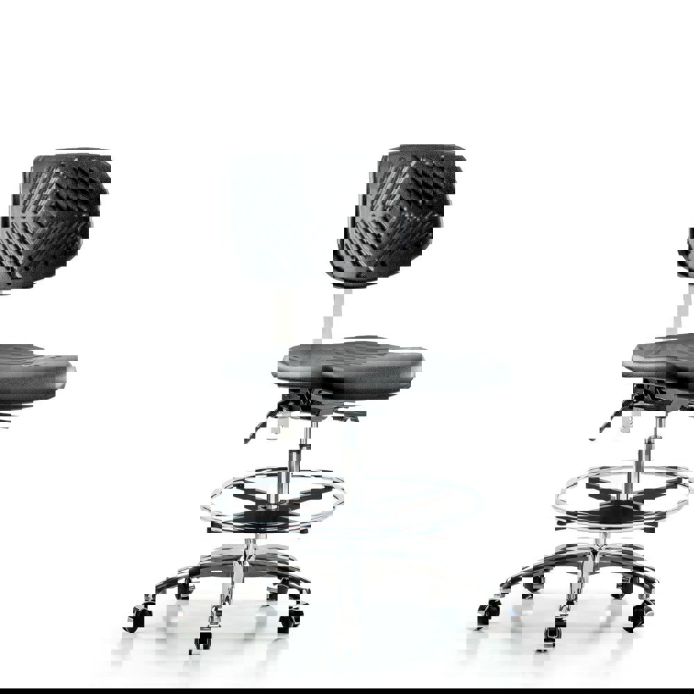 Task Chair: Polyurethane, Black