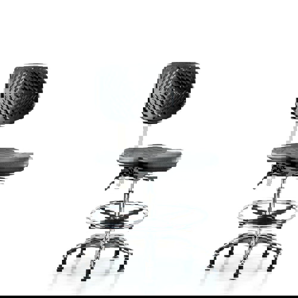 Task Chair: Polyurethane, Black