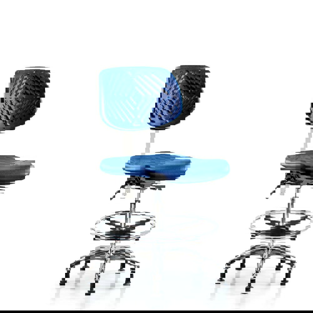 Task Chair: Polyurethane, Blue