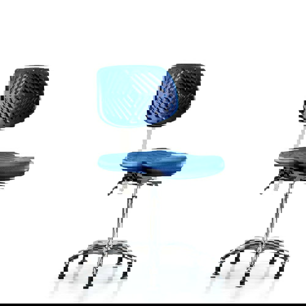 Task Chair: Polyurethane, Blue