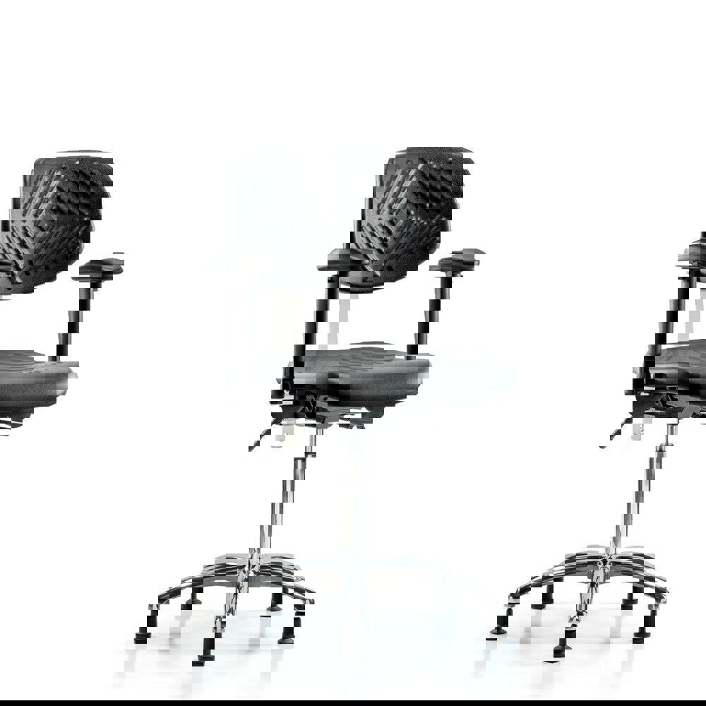 Task Chair: Polyurethane, Black