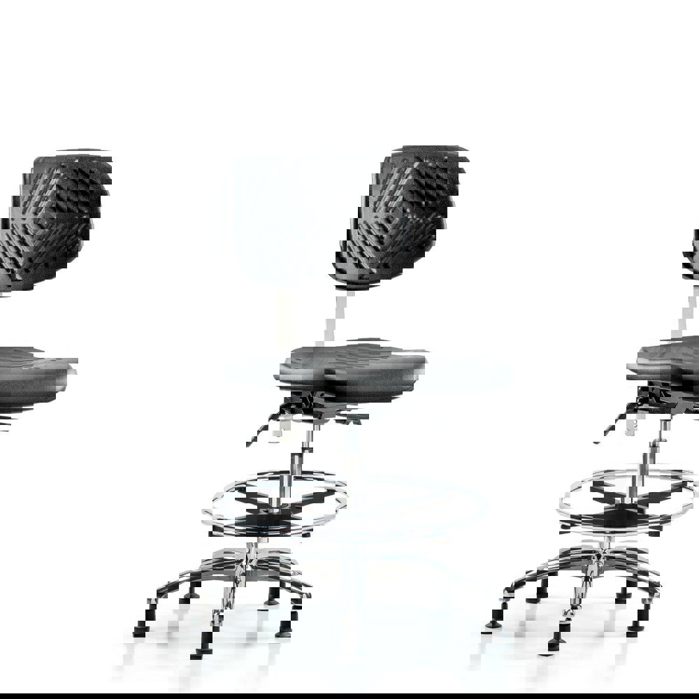 Task Chair: Polyurethane, Black