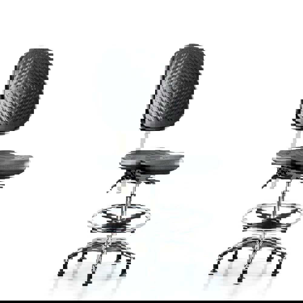 Task Chair: Polyurethane, Black