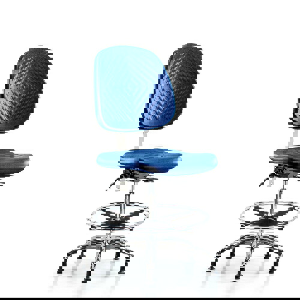 Task Chair: Polyurethane, Blue