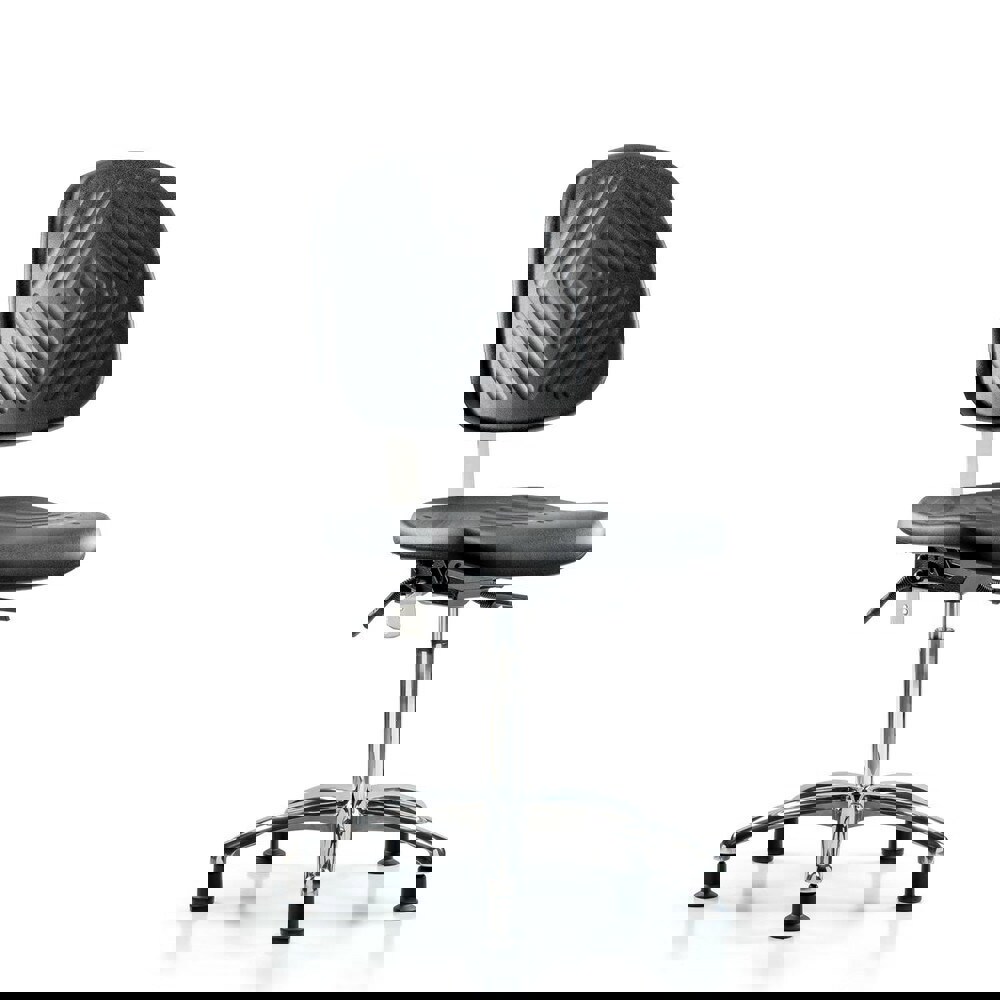 Task Chair: Polyurethane, Black