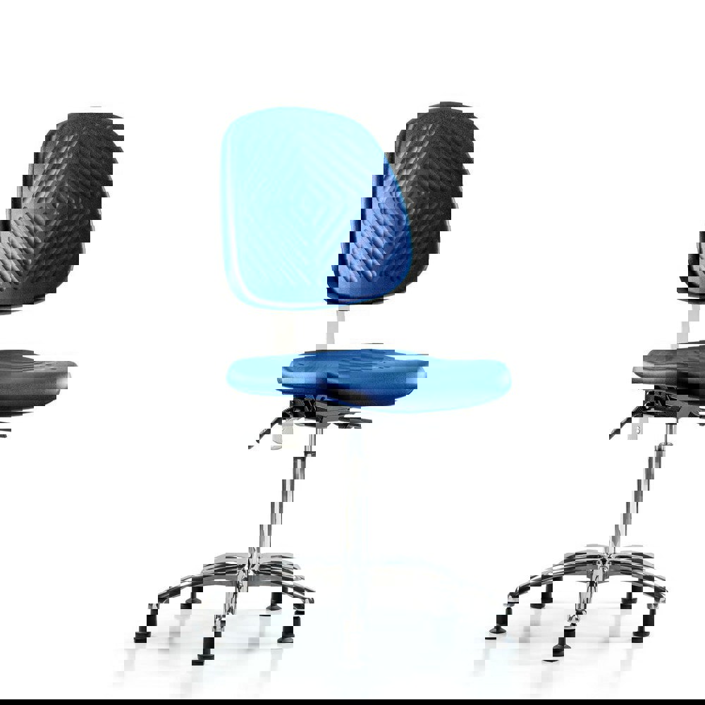 Task Chair: Polyurethane, Blue