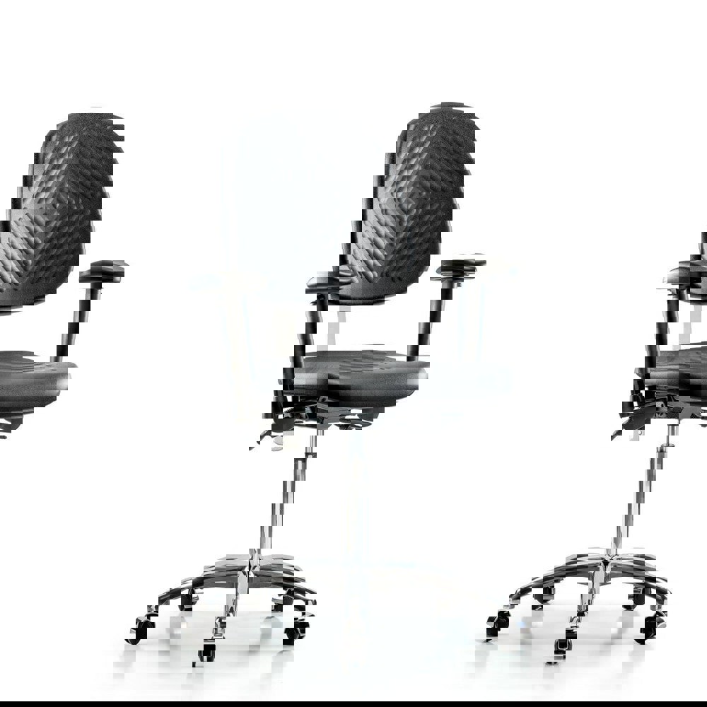 Task Chair: Polyurethane, Black