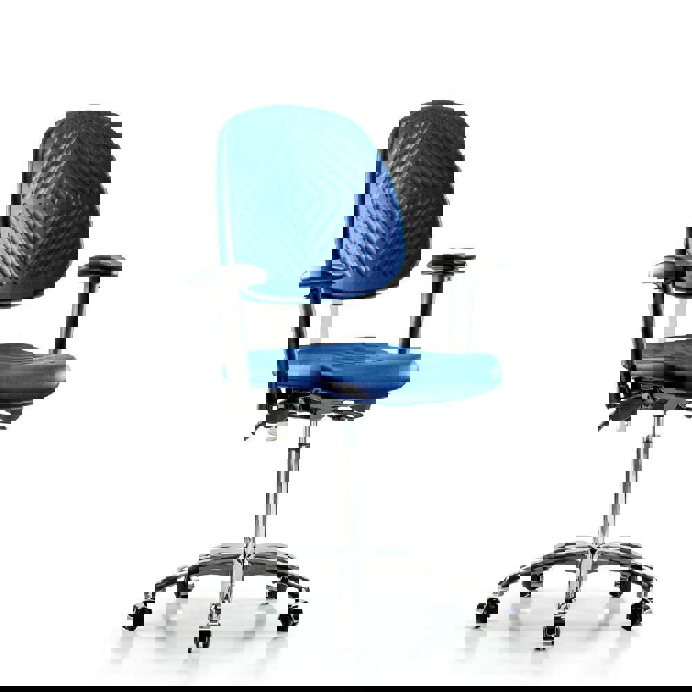 Task Chair: Polyurethane, Blue