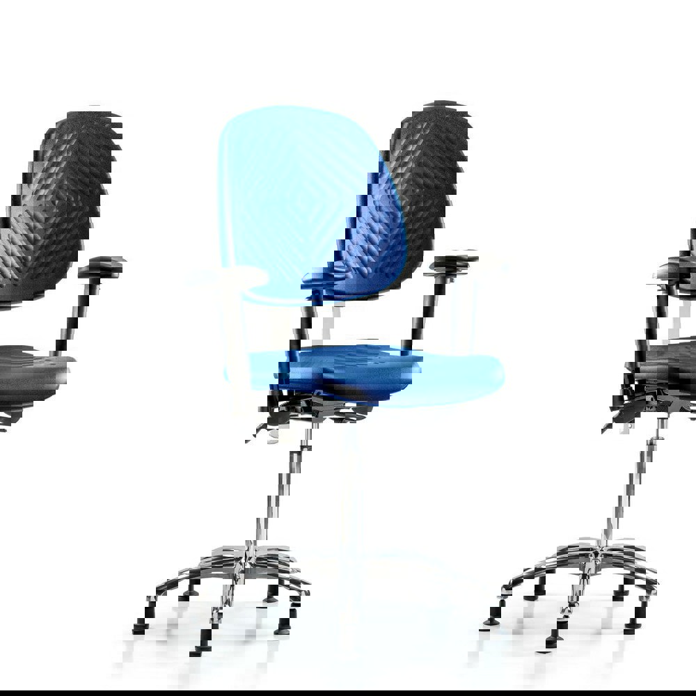 Task Chair: Polyurethane, Blue