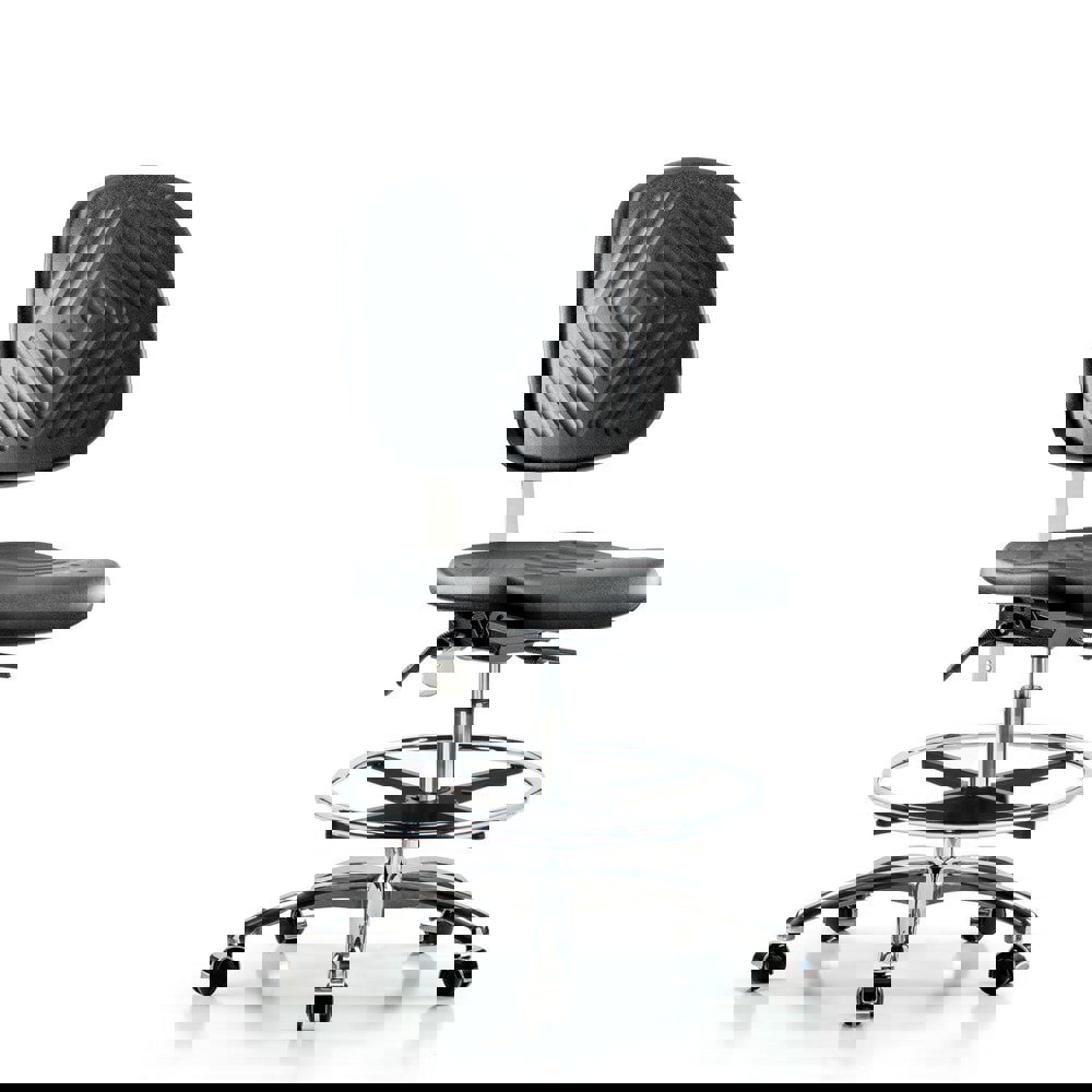 Task Chair: Polyurethane, Black