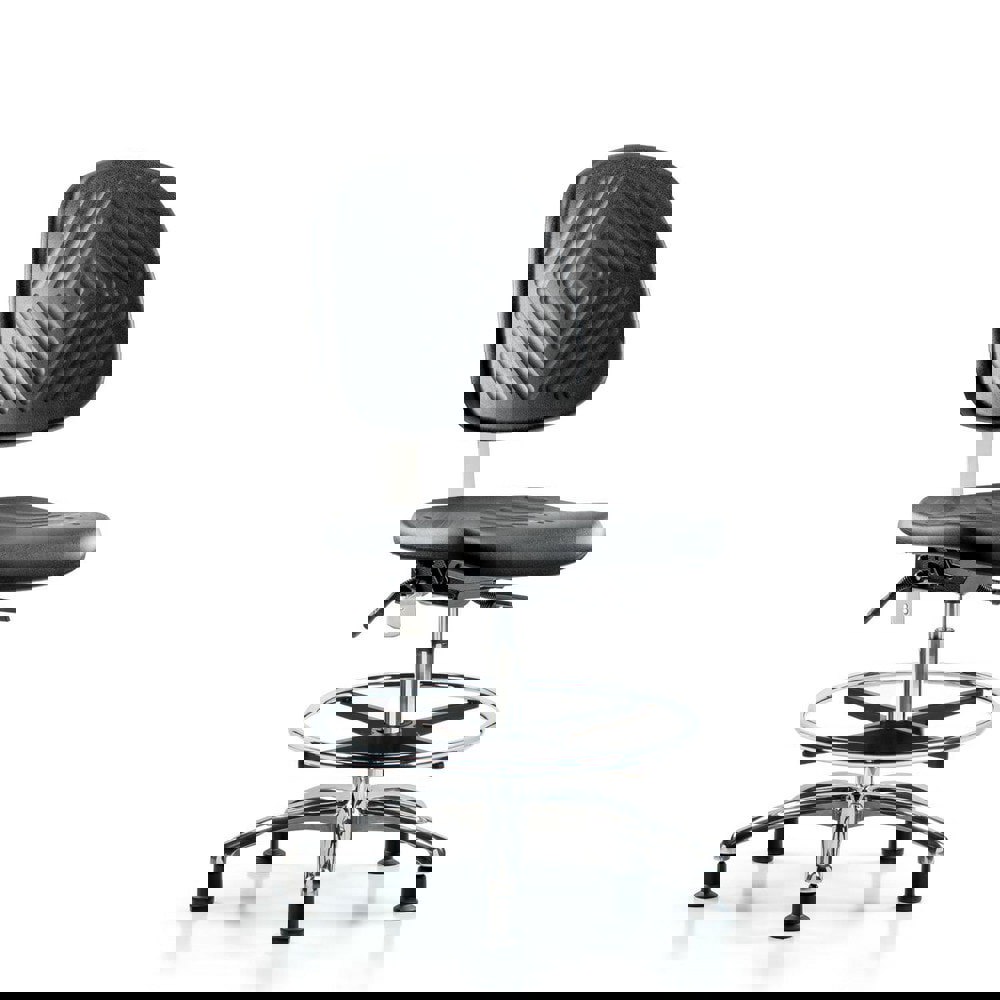 Task Chair: Polyurethane, Black