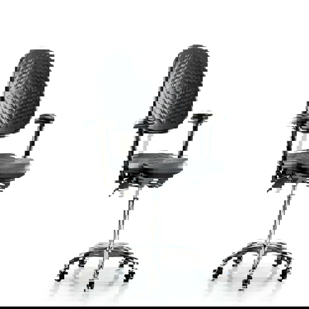 Task Chair: Polyurethane, Black