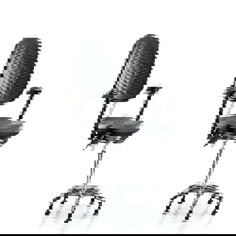 Task Chair: Polyurethane, Black