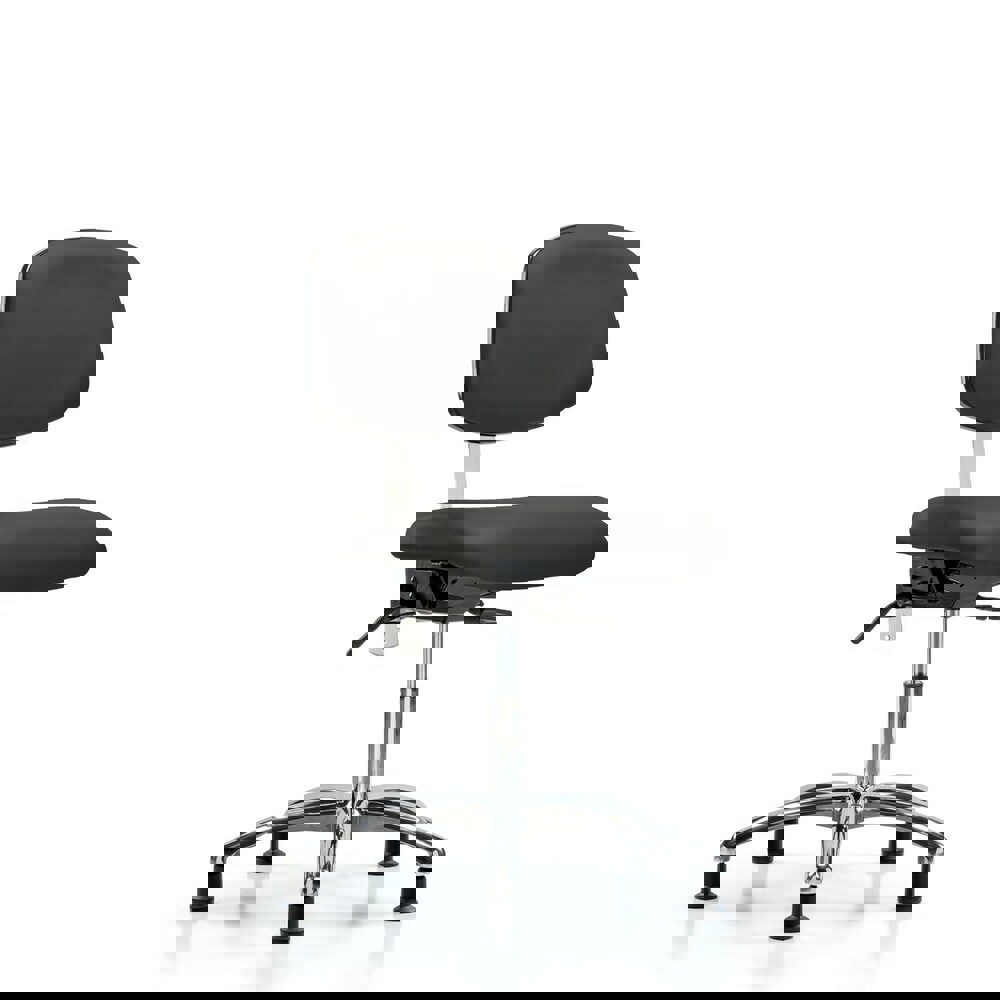 Task Chair: Vinyl, Charcoal