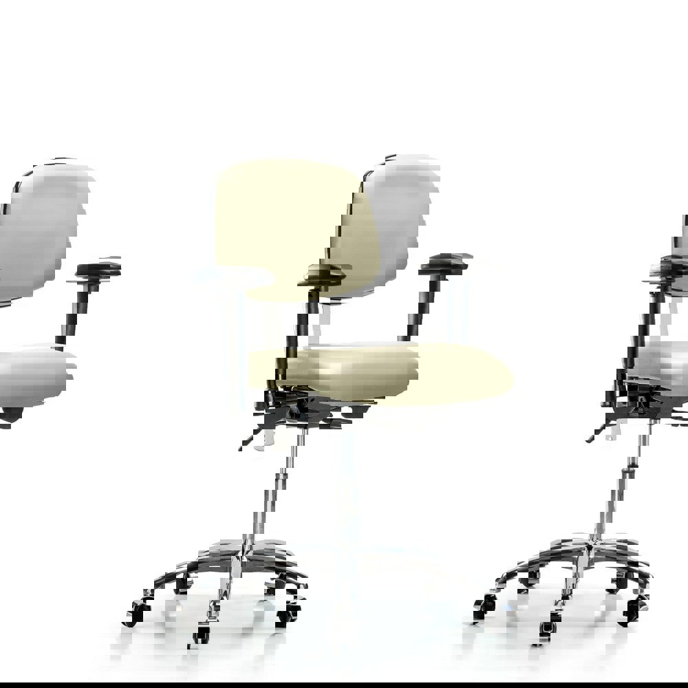 Task Chair: Vinyl, Adobe White