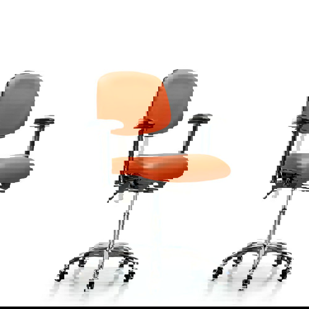 Task Chair: Vinyl, Orange Kist