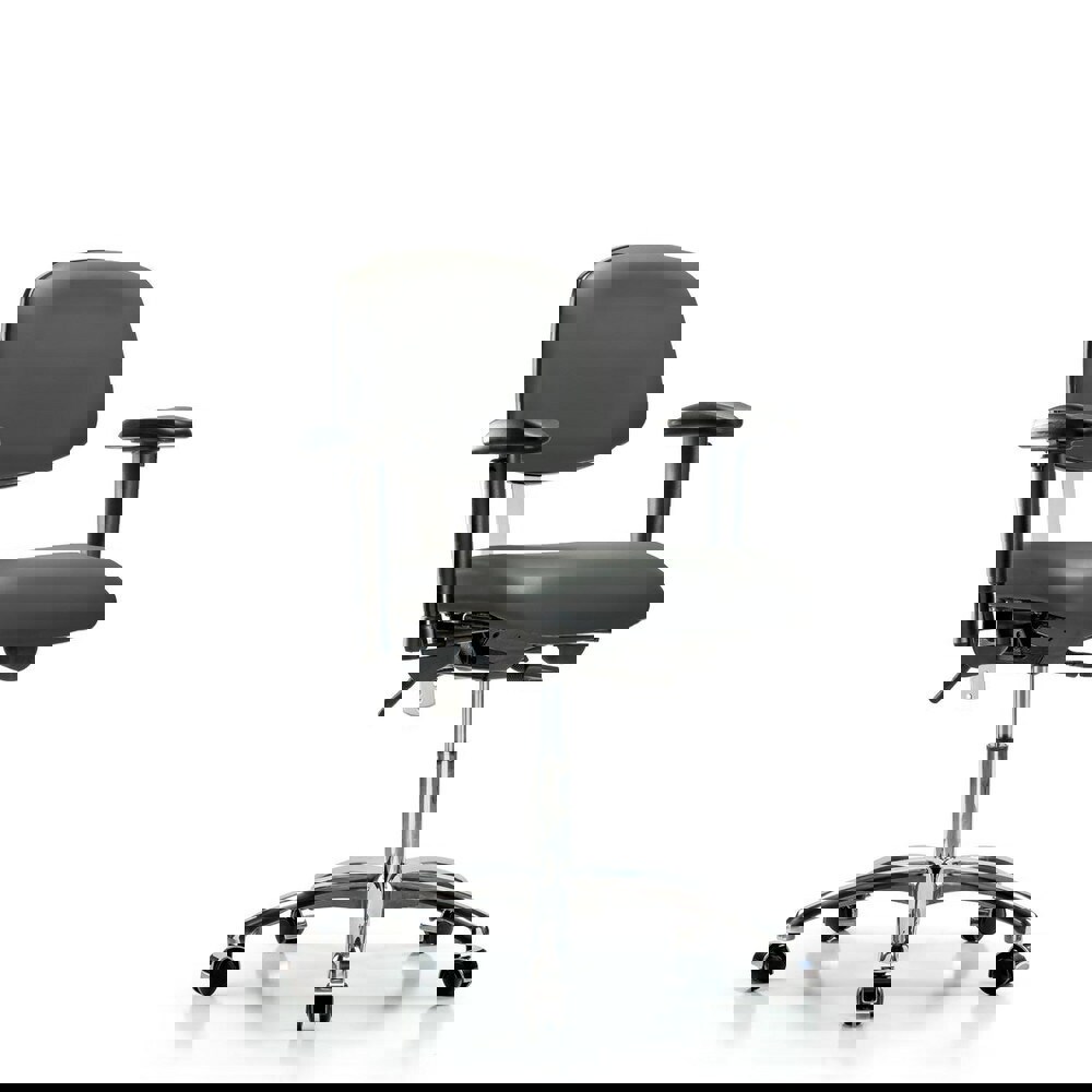 Task Chair: Vinyl, Carbon