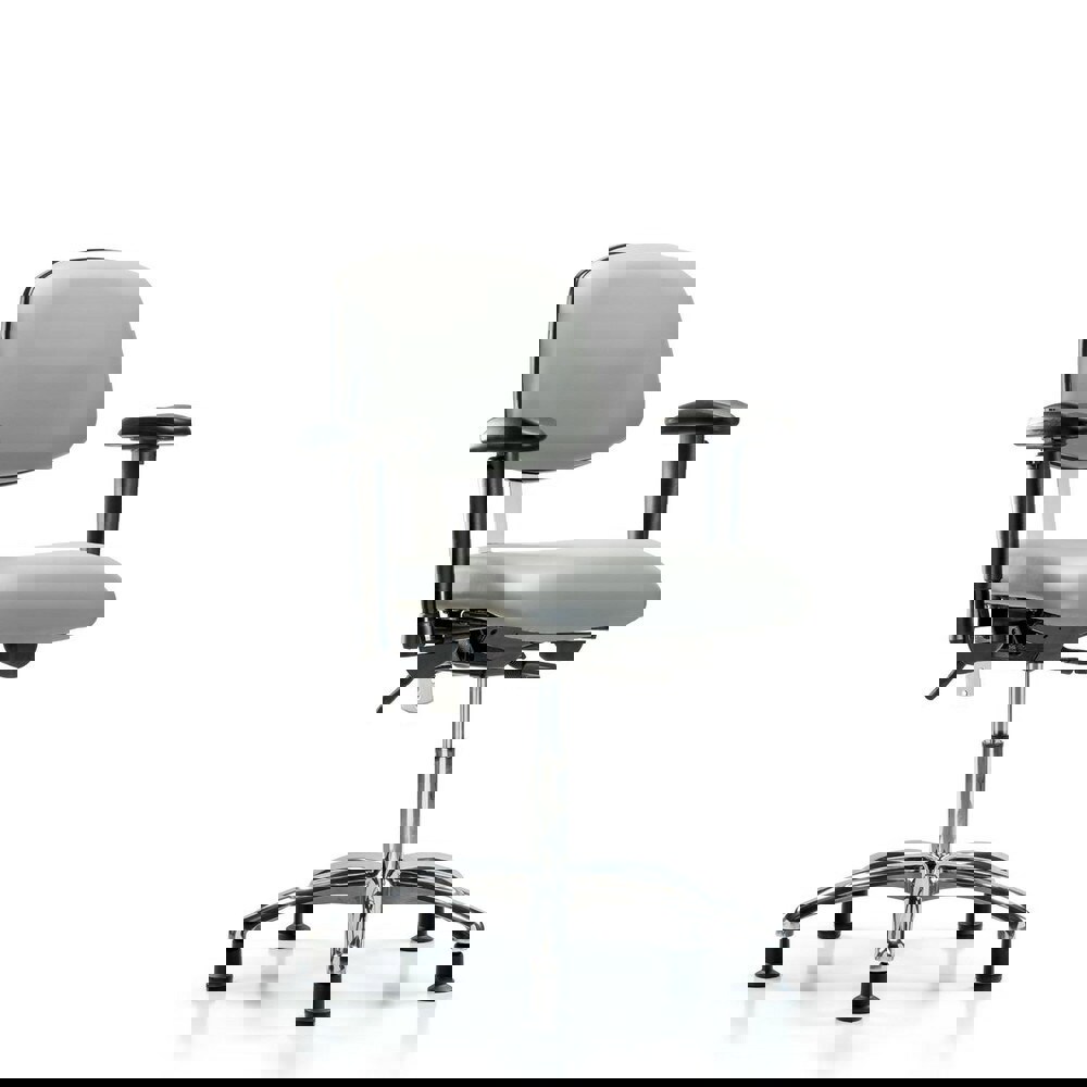 Task Chair: Vinyl, Dove