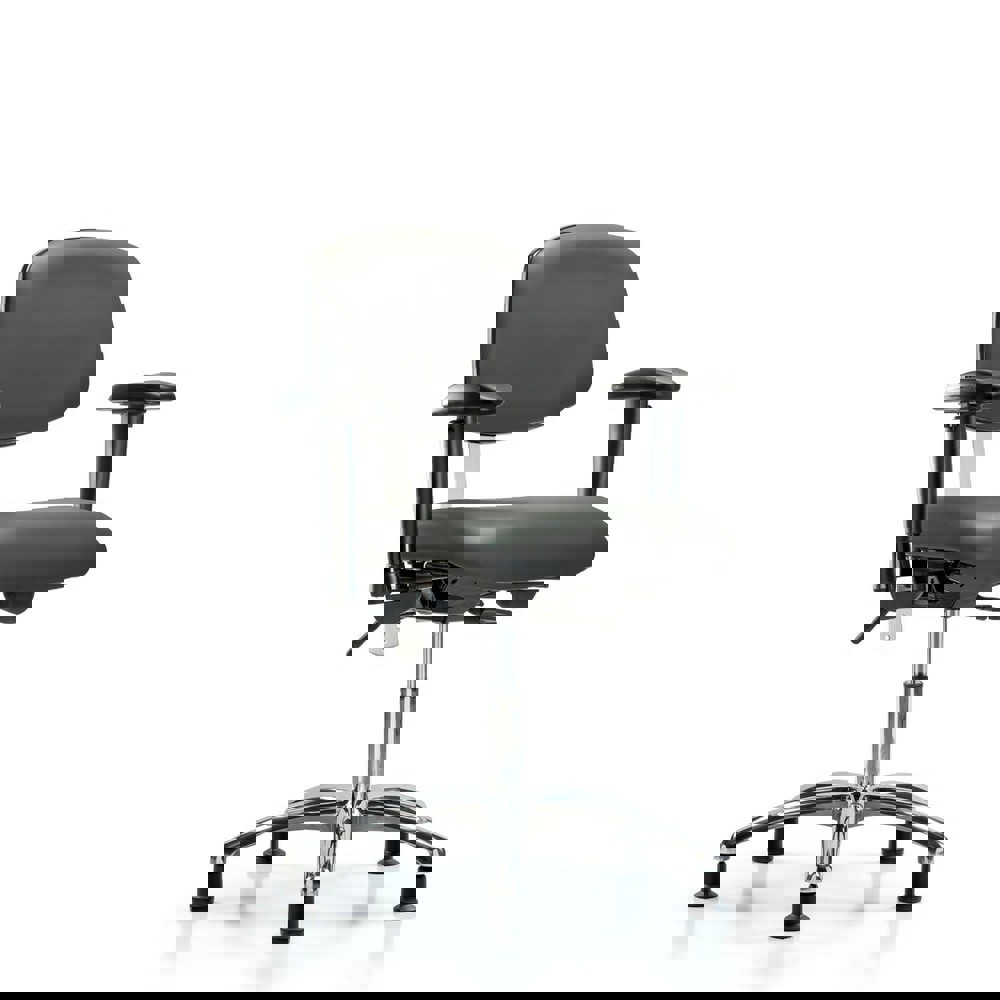 Task Chair: Vinyl, Carbon