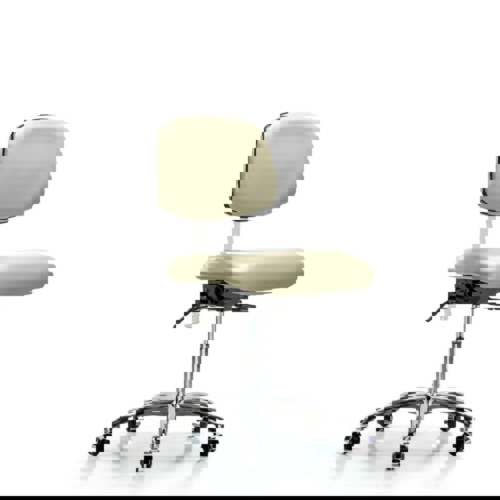 Task Chair: Vinyl, Adobe White