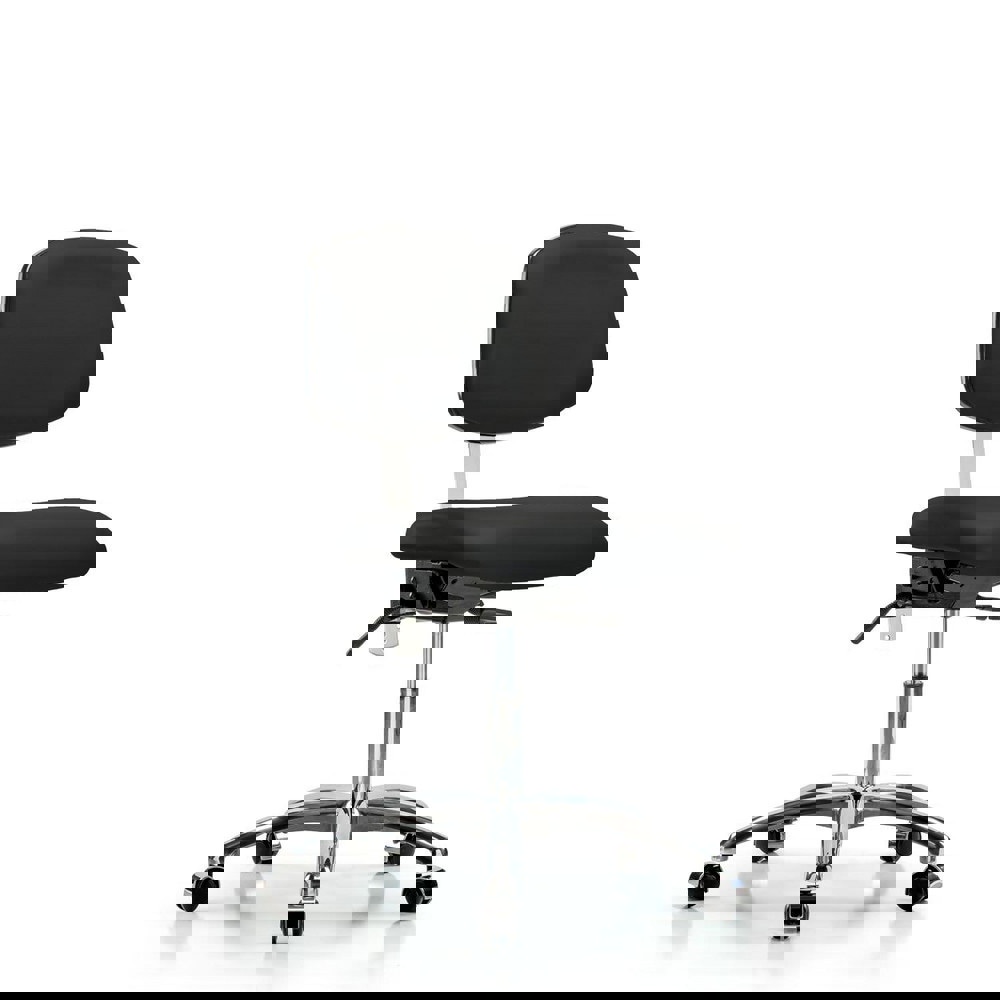 Task Chair: Vinyl, Black