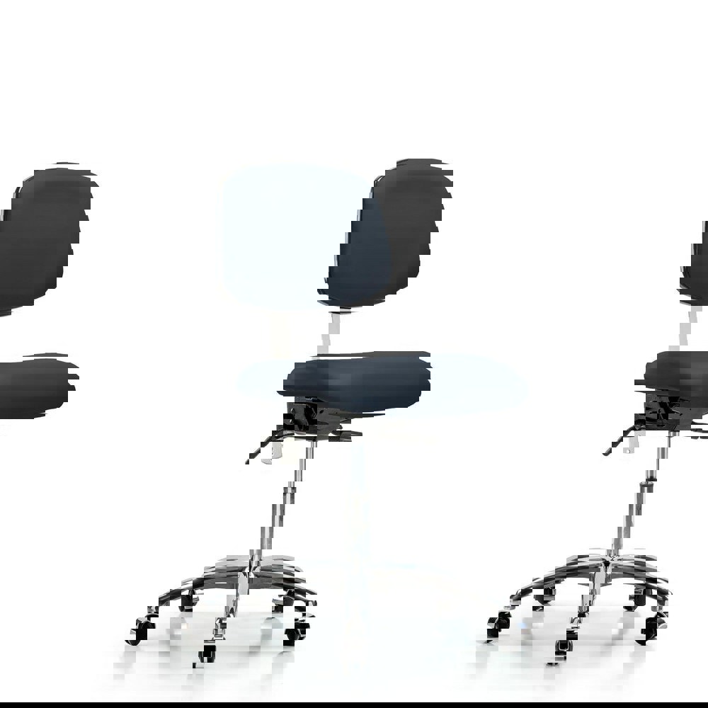 Task Chair: Vinyl, Imperial Blue