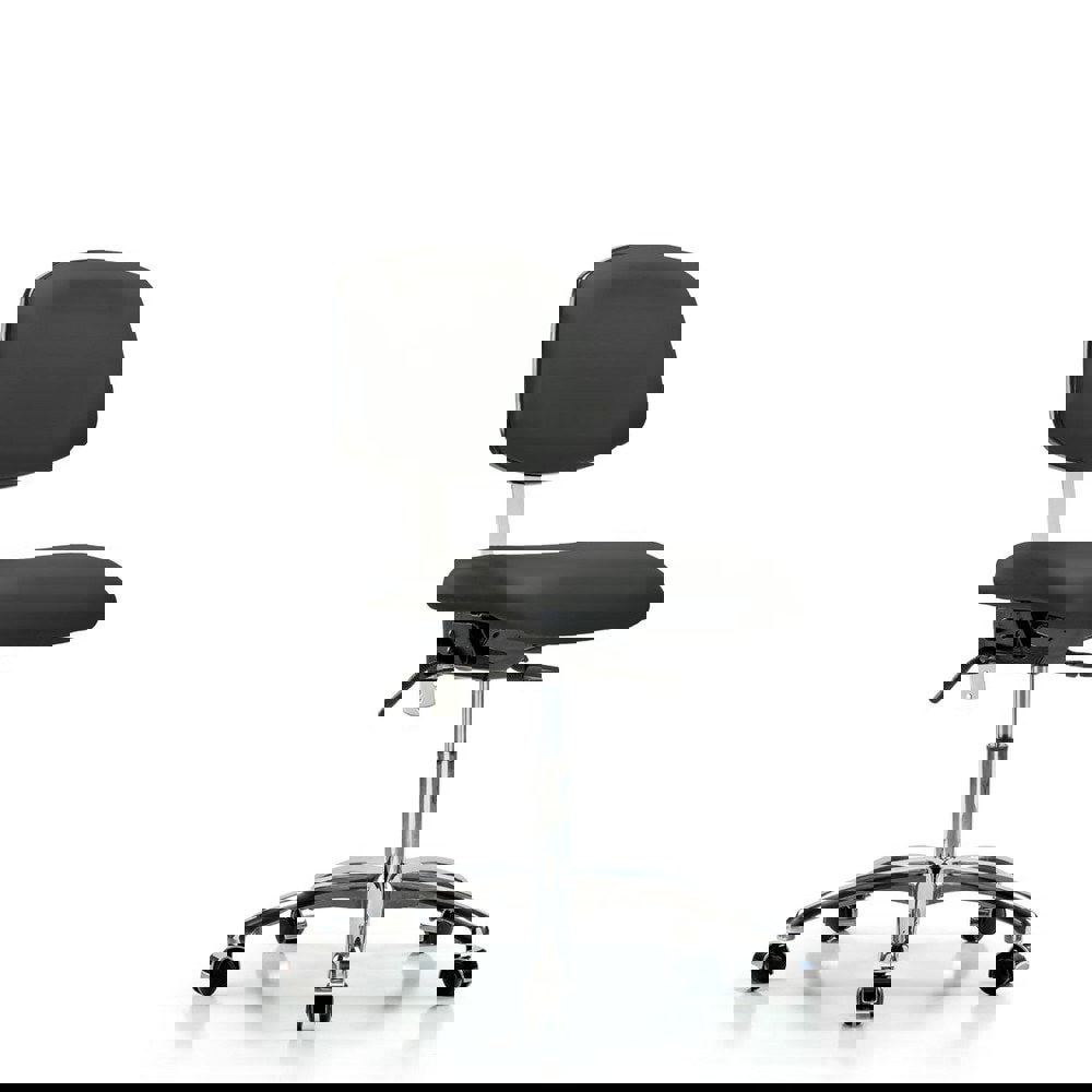 Task Chair: Vinyl, Charcoal