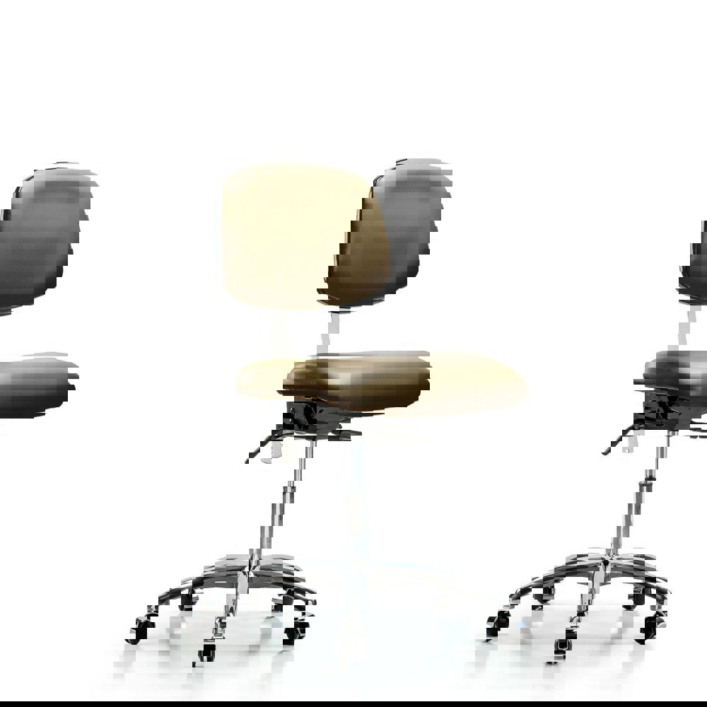 Task Chair: Vinyl, Taupe