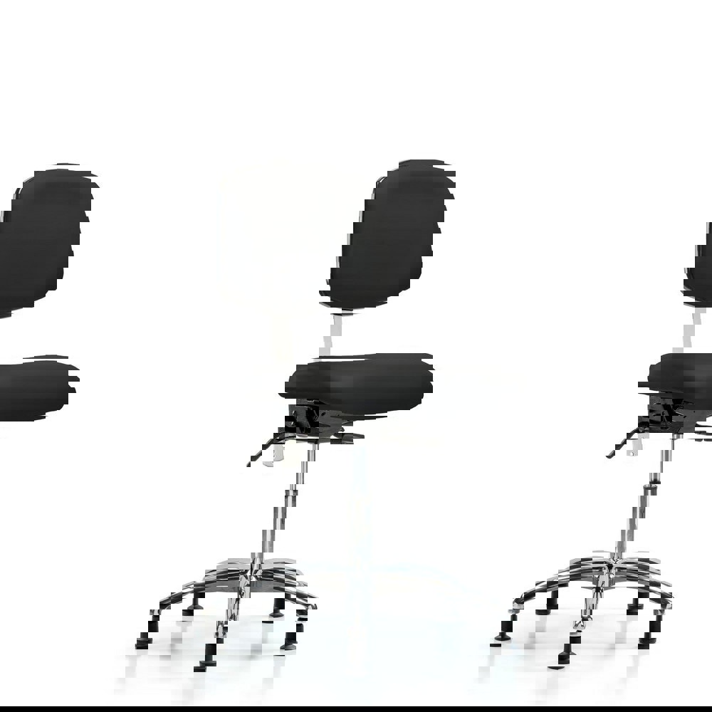 Task Chair: Vinyl, Black