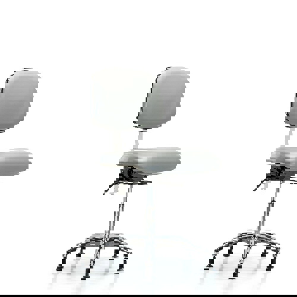 Task Chair: Vinyl, Dove