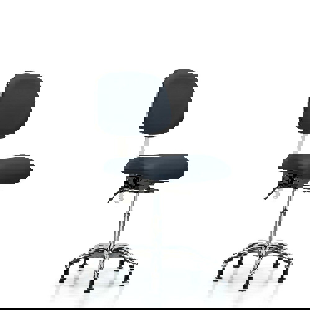 Task Chair: Vinyl, Imperial Blue