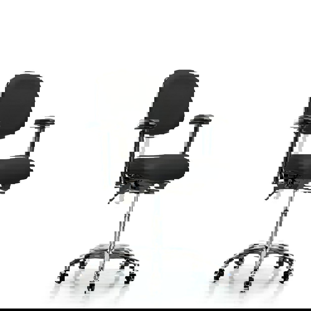 Task Chair: Vinyl, Black