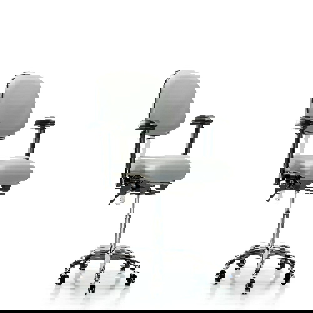 Task Chair: Vinyl, Dove