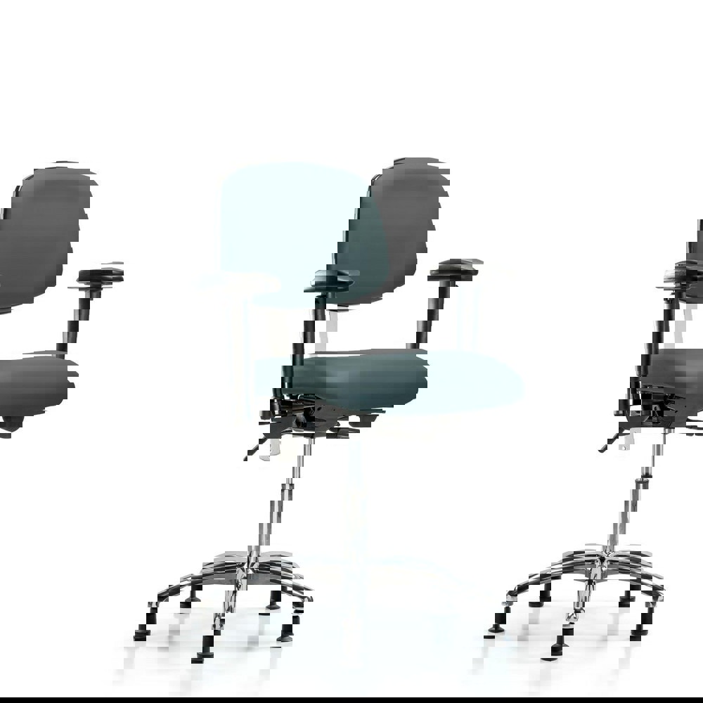 Task Chair: Vinyl, Colonial Blue