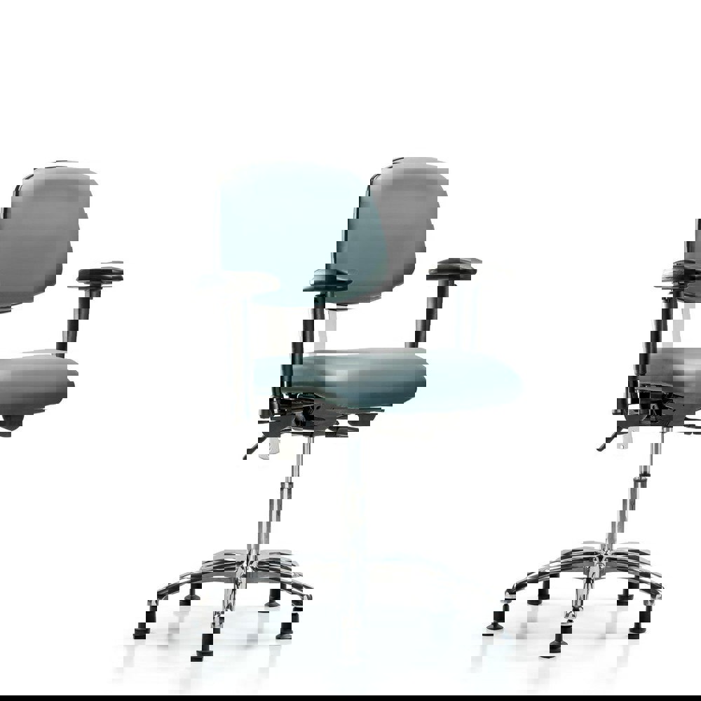 Task Chair: Vinyl, Storm