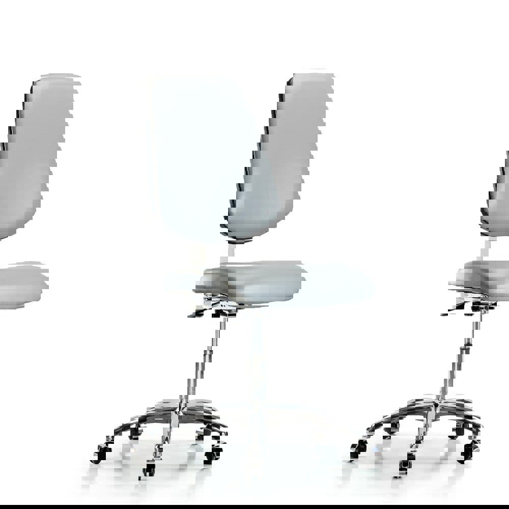 Task Chair: Vinyl, Dove