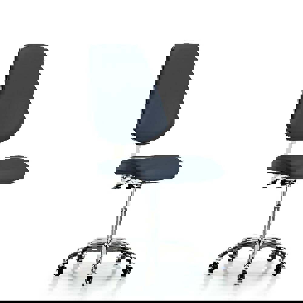 Task Chair: Vinyl, Imperial Blue