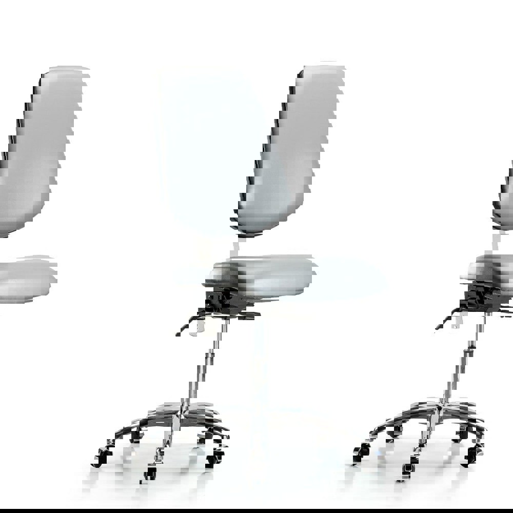 Task Chair: Vinyl, Sterling