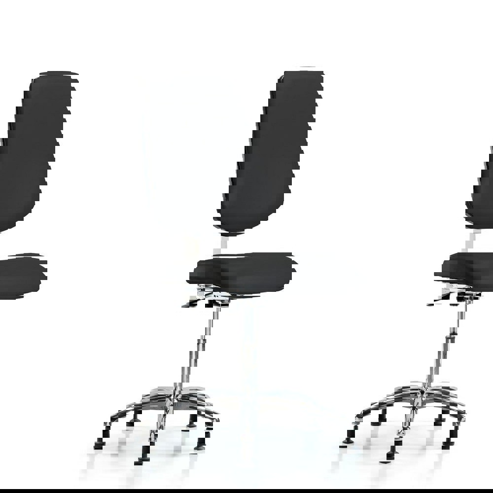 Task Chair: Vinyl, Black