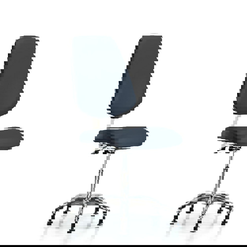 Task Chair: Vinyl, Imperial Blue