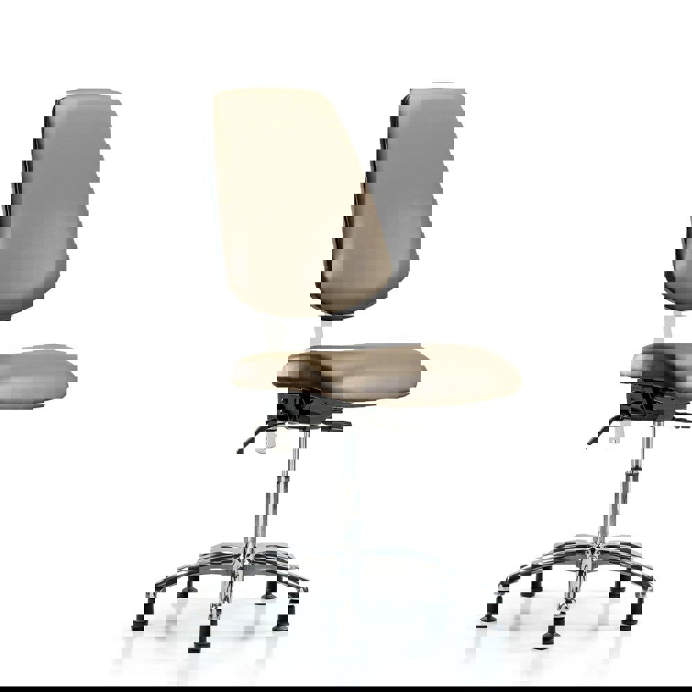 Task Chair: Vinyl, Taupe