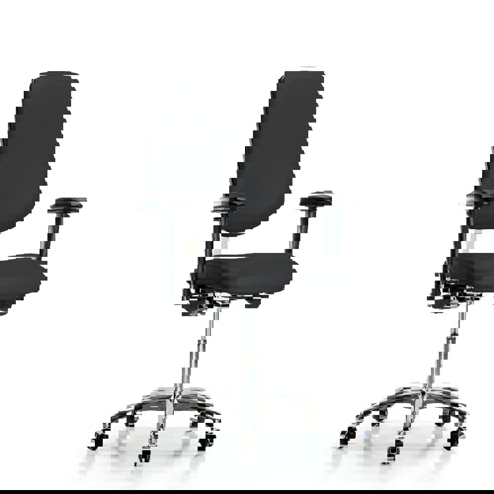 Task Chair: Vinyl, Black