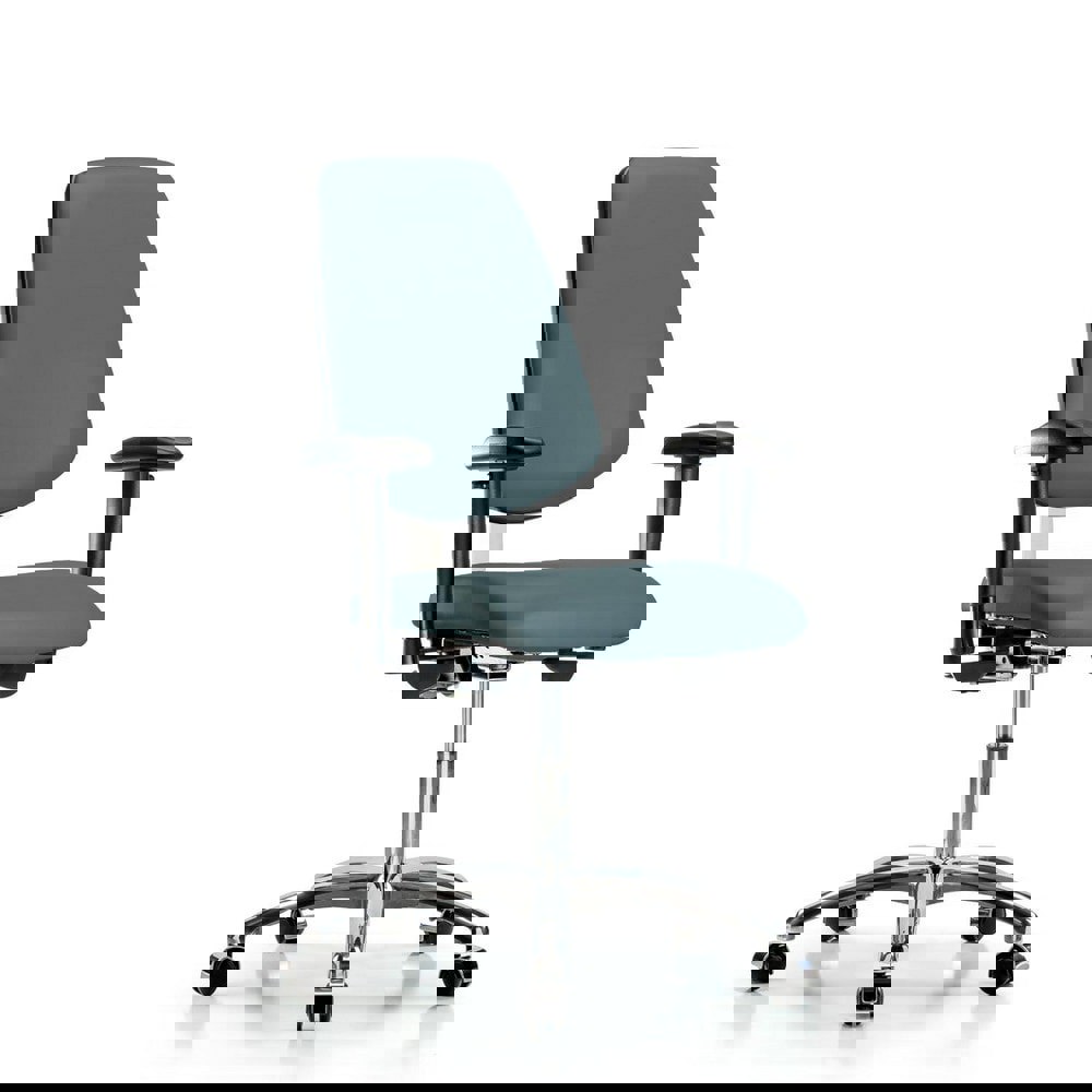 Task Chair: Vinyl, Colonial Blue