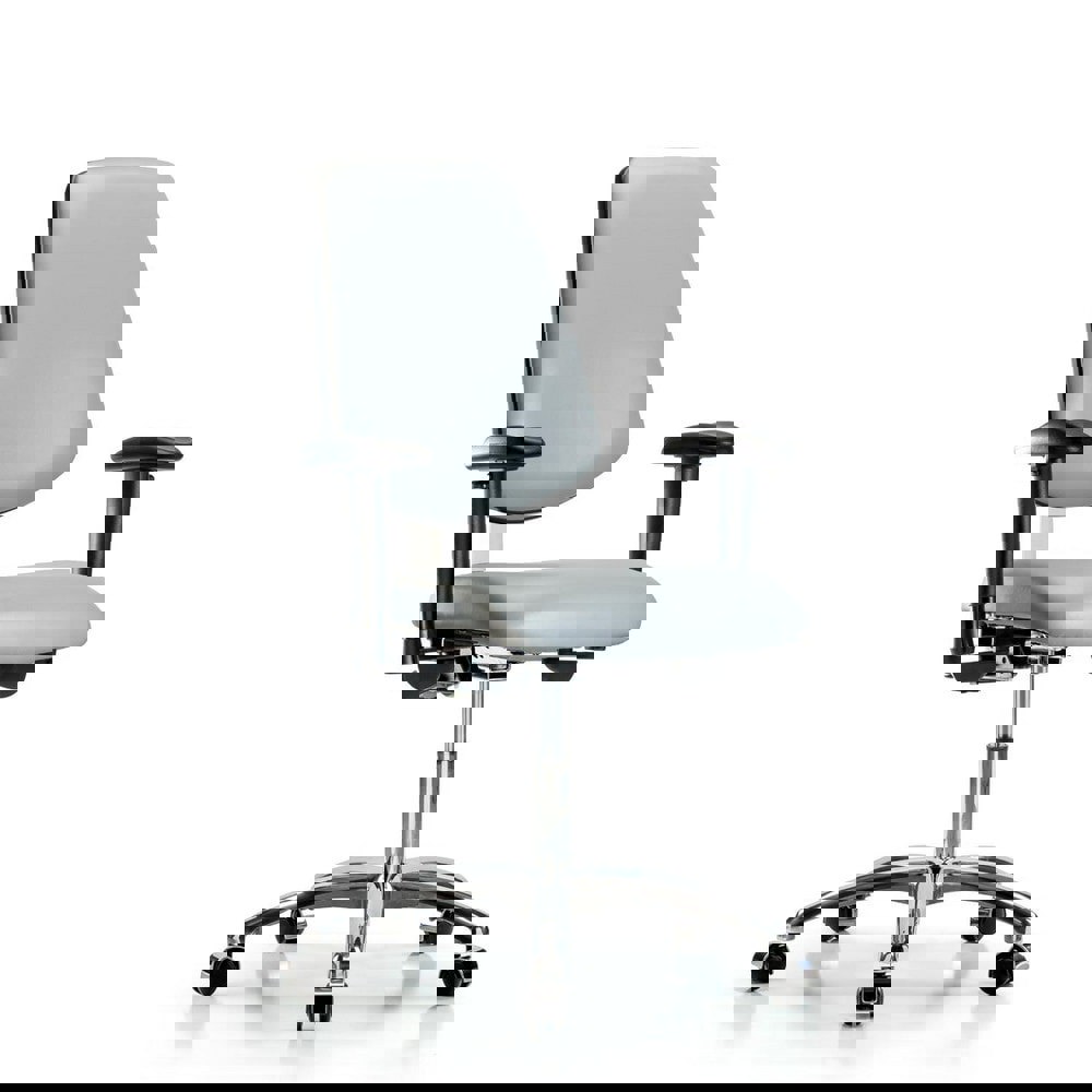 Task Chair: Vinyl, Dove
