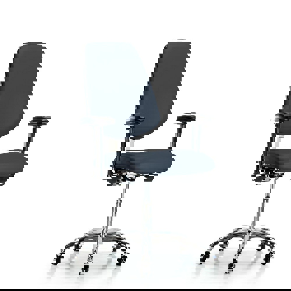 Task Chair: Vinyl, Imperial Blue