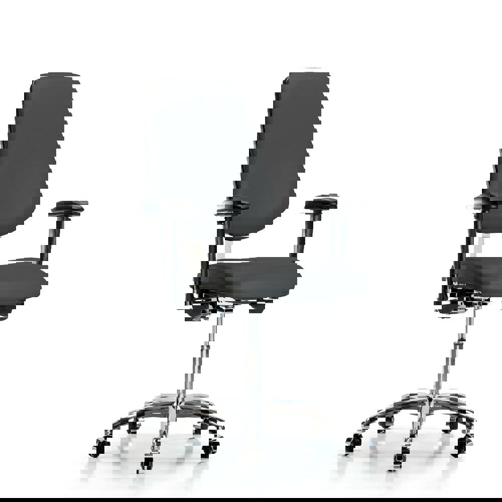 Task Chair: Vinyl, Charcoal