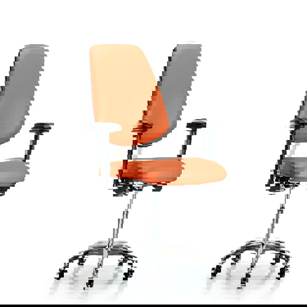 Task Chair: Vinyl, Orange Kist